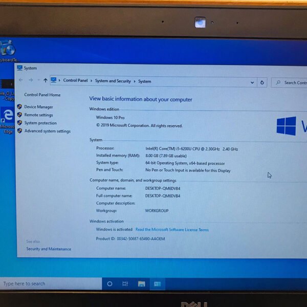 Dell-latitude-E5470-12.jpg Dell Latitude E5470 | Core i5-6300U 6th Gen | 8GB RAM | 256GB SSD | Intel HD Graphics 530 | 14" FHD IPS Laptop