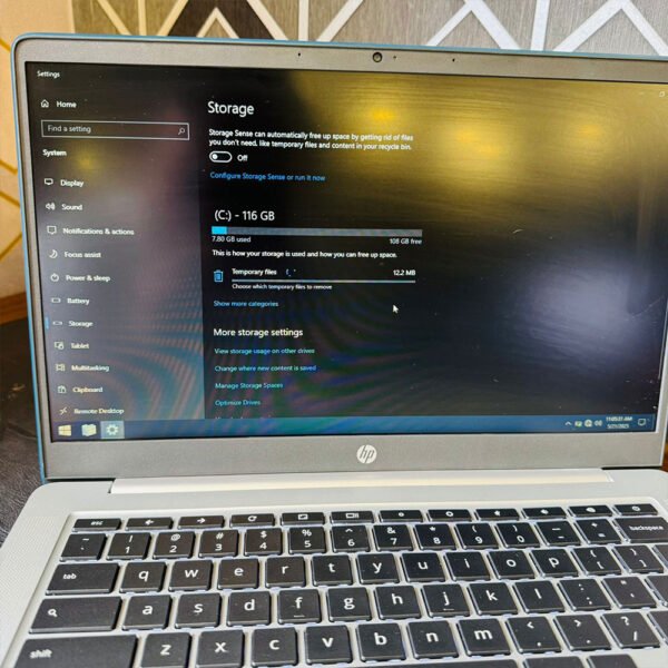 HP Chromebook 14a-na0062tg | Intel Pentium Silver N5030 | 4GB RAM | 64GB SSD | 14" HD Backlit Laptop