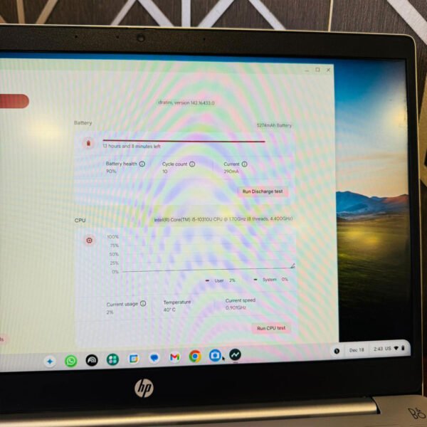 HP Pro C640 Chromebook | Core i5-10310U 10th Gen | 8GB RAM | 64GB SSD | Intel UHD Graphics | 14" HD Business Chromebook