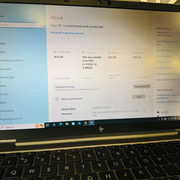 Hp-zbook-firefly-g8-7.jpg HP ZBook Firefly 14 G8 | Core i5-1135G7 11th Gen | 8GB RAM | 256GB SSD | Intel Iris Xe Graphics | 14" FHD Mobile Workstation