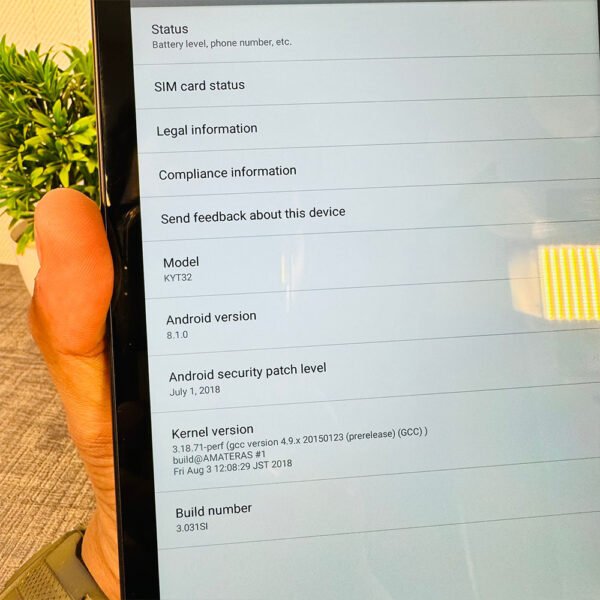 Kyocera Qua Tab QZ8 (KYT32) | Snapdragon 430 | 3GB RAM | 32GB ROM | 4G LTE | 8.0" WUXGA Display Tablet PC
