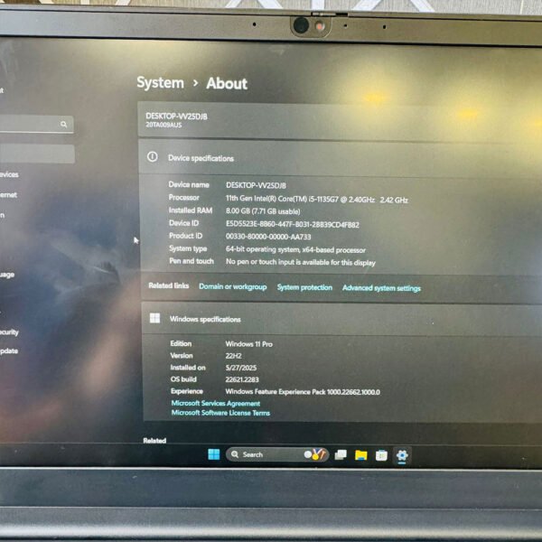 Lenovo-E14-Gen-2-6.jpg Lenovo ThinkPad E14 Gen 2 | Core i5-1135G7 11th Gen | 8GB RAM | 256GB SSD | Intel Iris Xe Graphics | 14" FHD IPS Laptop