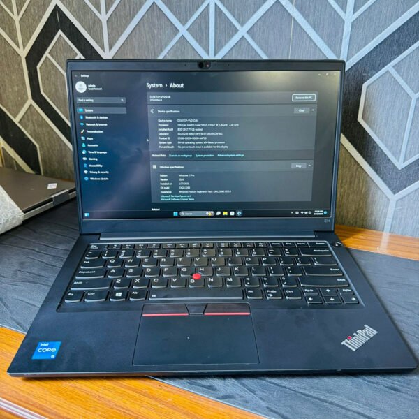 Lenovo-E14-Gen-2-7.jpg Lenovo ThinkPad E14 Gen 2 | Core i5-1135G7 11th Gen | 8GB RAM | 256GB SSD | Intel Iris Xe Graphics | 14" FHD IPS Laptop
