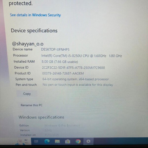 Lenovo ThinkPad L480 | Core i5-8350U 8th Gen | 8GB RAM | 256GB SSD | Intel UHD Graphics | 14" FHD LED Laptop