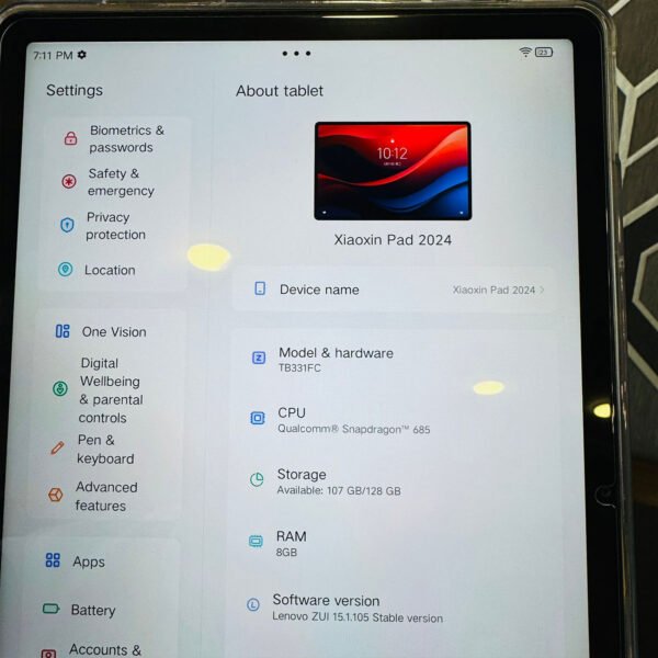 Lenovo-xioxin-pad-2024-2.jpg Lenovo Xiaoxin Pad 2024 | Snapdragon 685 | 8GB RAM | 128GB Storage | WiFi | 11.0" 90Hz Display Tablet