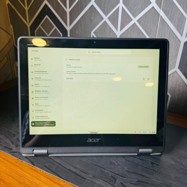 Acer Spin 512 R851T Chromebook | Intel Celeron N4120 | 4GB RAM | 32GB eMMC | Intel UHD Graphics 600 | 12" IPS Touchscreen 2-in-1 Chromebook