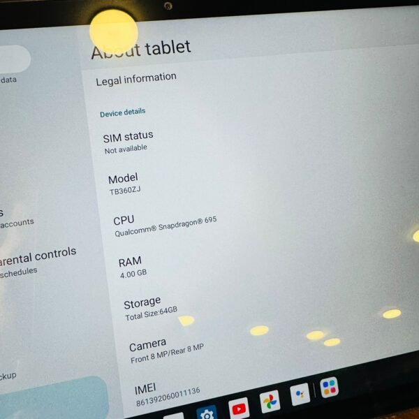Lenovo Tab M10 5G | Snapdragon 695 5G | 4GB RAM | 64GB Storage | 5G | 10.61" 2K Display Tablet