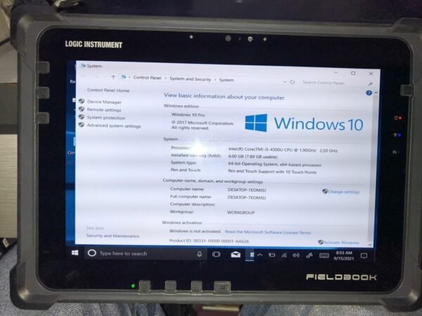 a7e54c35-8857-4fcf-b60b-2ce708c8db17-1.jpg Fieldbook L1 Rugged Tablet | Intel Core i5 | 8GB RAM | 128GB Storage | 4G LTE | 11.6" FHD Touchscreen Windows Tablet