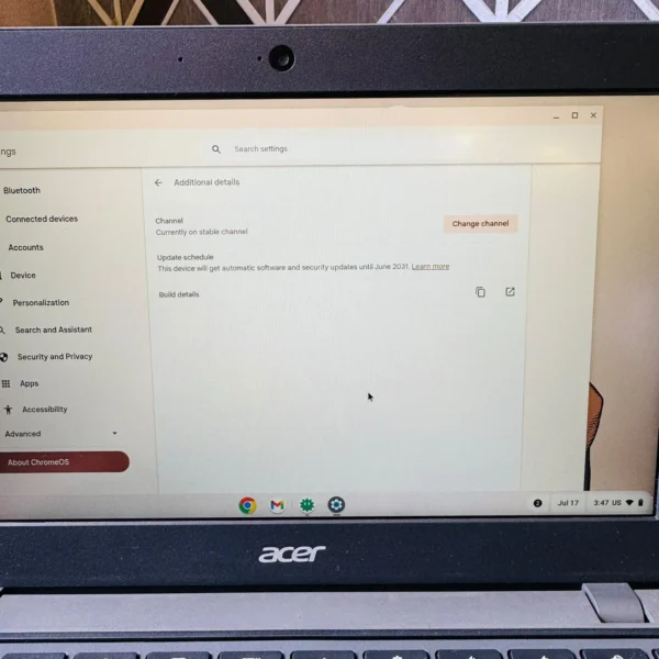 Acer Chromebook 511 C741L | Qualcomm Snapdragon 7c | 4GB RAM | 32GB eMMC | Adreno 618 | 11.6" HD IPS Chromebook