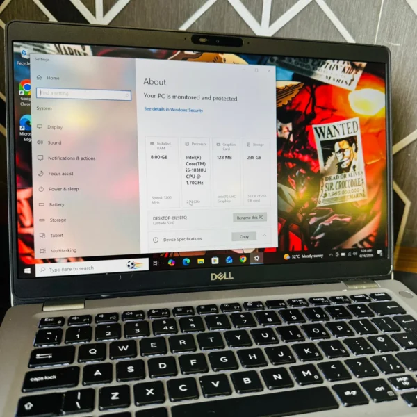 Dell Latitude 5310 | Core i5-10310U 10th Gen | 8GB RAM | 256GB SSD | Intel UHD Graphics | 13.3" FHD Laptop