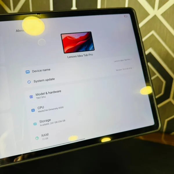 Lenovo Idea Tab Pro (TB373FU) | Dimensity 8300 | 8GB RAM | 256GB ROM | WiFi | 12.7" 3K 144Hz Display Tablet PC