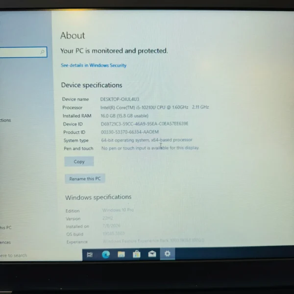 lenovo-thinkpad-l15-i5-10210u-16gb-256gb-6.webp Lenovo ThinkPad L15 Gen 1 | Core i5-10210U 10th Gen | 16GB RAM | 256GB SSD | Intel UHD Graphics | 15.6" HD Laptop