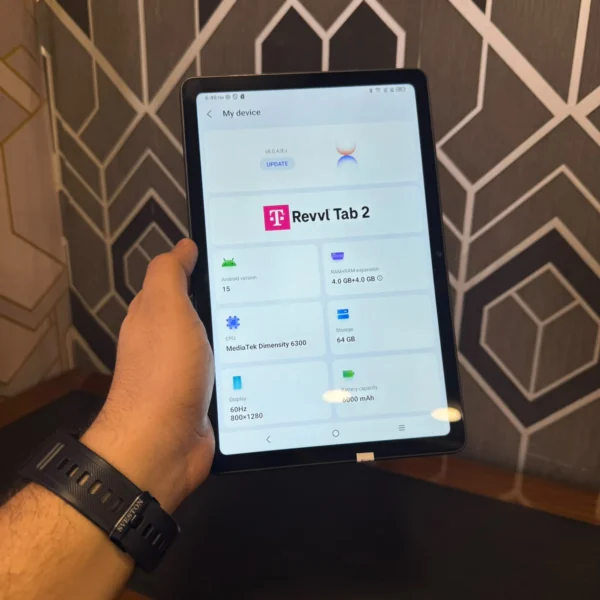t-mobile-revvl-tab-2-device-info-06.webp T-Mobile REVVL Tab 2 | MediaTek Dimensity 6300 | 4GB RAM | 64GB ROM | 5G | 10.1" HD Display Tablet PC